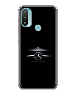 Чехол для Motorola MOTO E20 с картинкой «Mercedes — абстрактные линии»