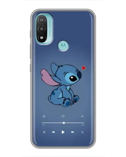 Чехол для Motorola MOTO E20 с картинкой «Музыкальный Stitch»