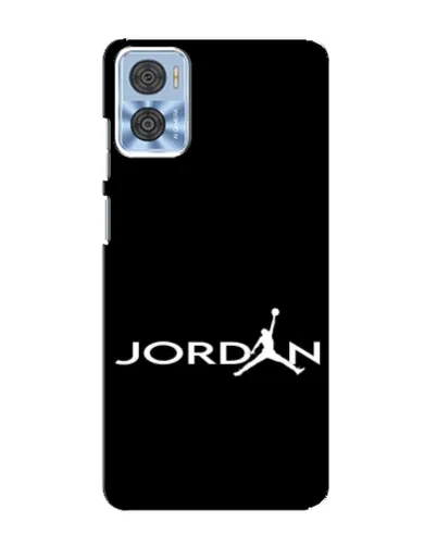 Чехол для Motorola MOTO E22 с картинкой «Jordan White Logo» Чехол для Motorola MOTO E22 с картинкой «Jordan White Logo»