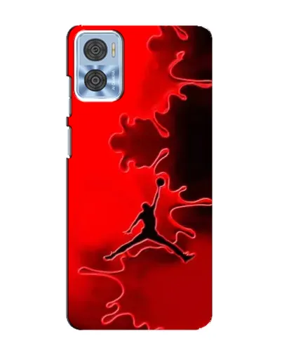Чехол для Motorola MOTO E22 с картинкой «Jordan Red Smoke» Чехол для Motorola MOTO E22 с картинкой «Jordan Red Smoke»