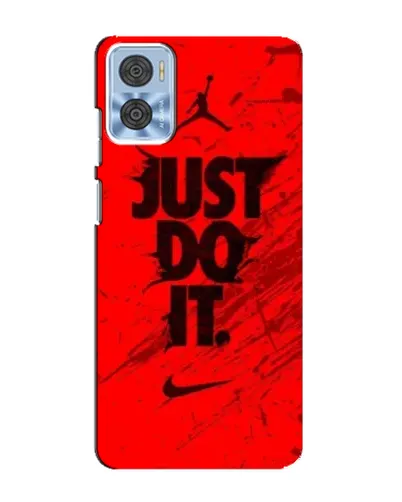 Чехол для Motorola MOTO E22 с картинкой «Nike Just Do It» Чехол для Motorola MOTO E22 с картинкой «Nike Just Do It»