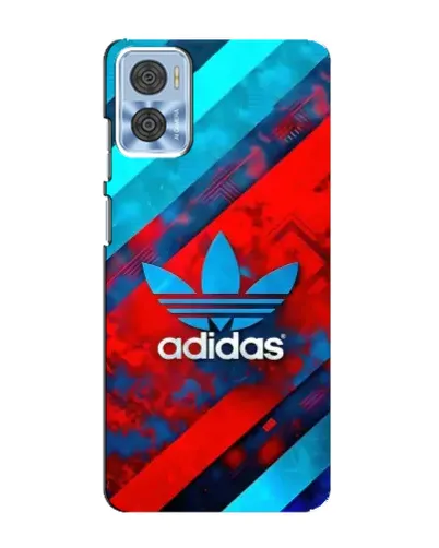 Чехол для Motorola MOTO E22 с картинкой «Абстракция Adidas»