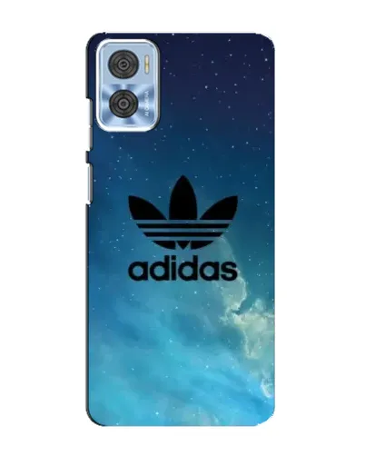 Чехол для Motorola MOTO E22 с картинкой «Adidas Stone Logo»