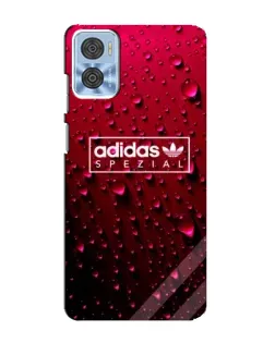 Чехол для Motorola MOTO E22 с картинкой «Adidas Gold Marble»