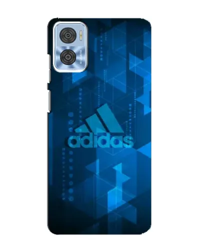 Чехол для Motorola MOTO E22 с картинкой «Adidas Sport Art»