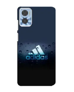 Чехол для Motorola MOTO E22 с картинкой «Adidas Water Drops»