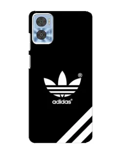 Чехол для Motorola MOTO E22 с картинкой «Adidas с диагональными полосами»