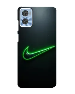 Чохол для Motorola MOTO E22 з картинкою «Неоновий контур Nike» Чохол для Motorola MOTO E22 з картинкою «Неоновий контур Nike»