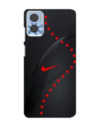 Чехол для Motorola MOTO E22 с картинкой «Абстрактный дизайн Nike»