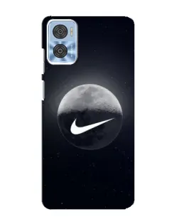 Чохол для Motorola MOTO E22 з картинкою «Nike у стилі графіті»