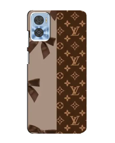 Чехол для Motorola MOTO E22 с картинкой «Louis Vuitton — банты» Чехол для Motorola MOTO E22 с картинкой «Louis Vuitton — банты»