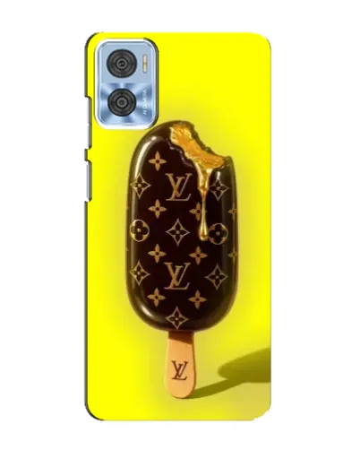 Чехол для Motorola MOTO E22 с картинкой «Мороженое от LV» Чехол для Motorola MOTO E22 с картинкой «Мороженое от LV»