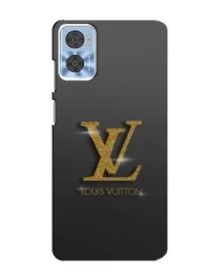 Чехол для Motorola MOTO E22 с картинкой «Градиент Louis Vuitton»
