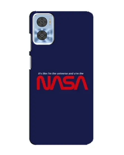 Чехол для Motorola MOTO E22 с картинкой «NASA — глубокий космос»