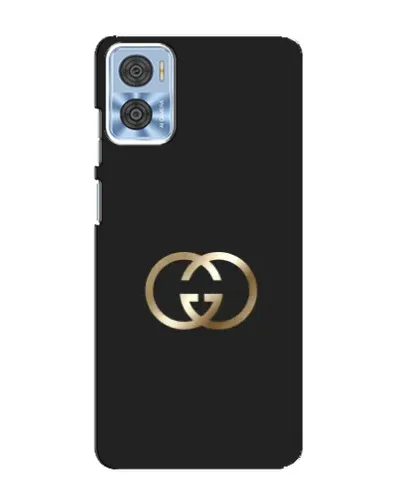 Чехол для Motorola MOTO E22 с картинкой «Минимализм Gucci»