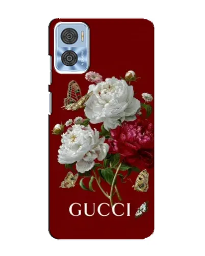Чехол для Motorola MOTO E22 с картинкой «Gucci —  сад»