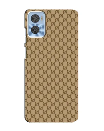 Чехол для Motorola MOTO E22 с картинкой «Gucci — классический беж» Чехол для Motorola MOTO E22 с картинкой «Gucci — классический беж»