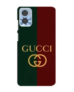 Чехол для Motorola MOTO E22 с картинкой «Gucci — темно-зеленый градиент»