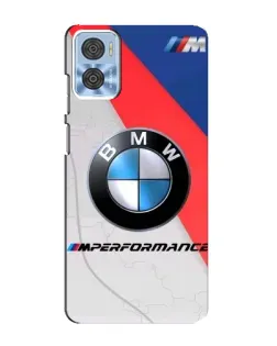 Чохол для Motorola MOTO E22 з картинкою «BMW Performance стиль»