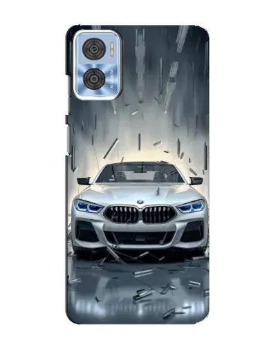 Чехол для Motorola MOTO E22 с картинкой «BMW в свете фар» Чехол для Motorola MOTO E22 с картинкой «BMW в свете фар»