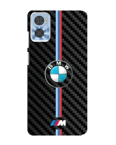 Чехол для Motorola MOTO E22 с картинкой «Эмблема BMW и карбон» Чехол для Motorola MOTO E22 с картинкой «Эмблема BMW и карбон»