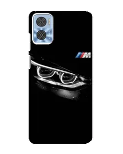 Чехол для Motorola MOTO E22 с картинкой «BMW — взгляд тигра»