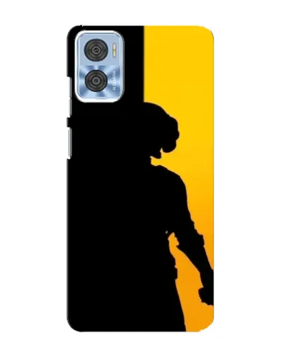 Чехол для Motorola MOTO E22 с картинкой «Тень воина PUBG»