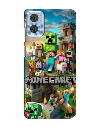 Чехол для Motorola MOTO E22 с картинкой «Замок Minecraft» Чехол для Motorola MOTO E22 с картинкой «Замок Minecraft»