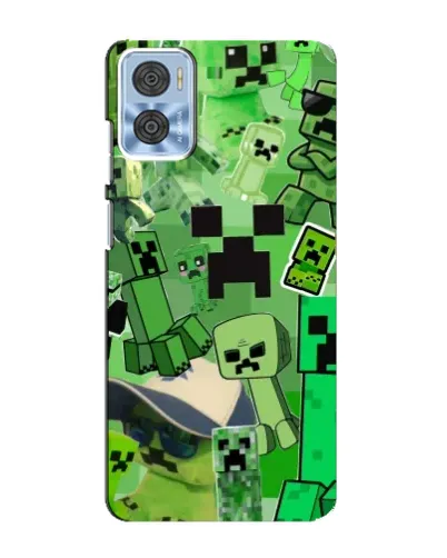 Чехол для Motorola MOTO E22 с картинкой «Криперы Minecraft» Чехол для Motorola MOTO E22 с картинкой «Криперы Minecraft»