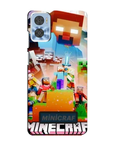 Чехол для Motorola MOTO E22 с картинкой «Minecraft герои игры» Чехол для Motorola MOTO E22 с картинкой «Minecraft герои игры»