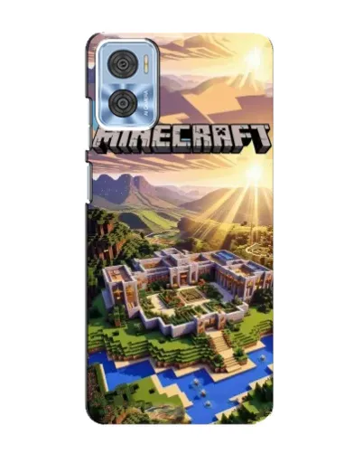 Чехол для Motorola MOTO E22 с картинкой «Minecraft панорама» Чехол для Motorola MOTO E22 с картинкой «Minecraft панорама»