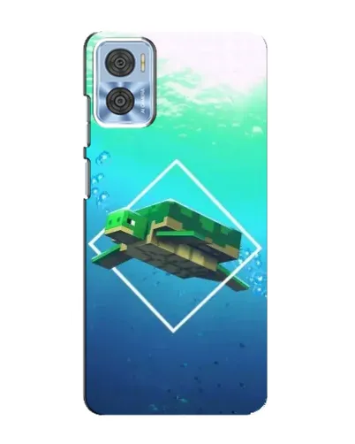 Чехол для Motorola MOTO E22 с картинкой «Черепаха Minecraft» Чехол для Motorola MOTO E22 с картинкой «Черепаха Minecraft»