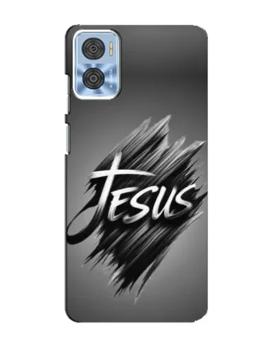 Чехол для Motorola MOTO E22 с картинкой «Надпись Jesus Graffiti» Чехол для Motorola MOTO E22 с картинкой «Надпись Jesus Graffiti»