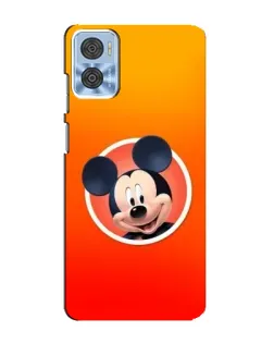 Чехол для Motorola MOTO E22 с картинкой «Mickey в круге»