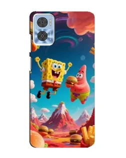 Чехол для Motorola MOTO E22 с картинкой «Космический фастфуд» Чехол для Motorola MOTO E22 с картинкой «Космический фастфуд»
