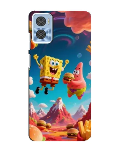 Чехол для Motorola MOTO E22 с картинкой «Космический фастфуд» Чехол для Motorola MOTO E22 с картинкой «Космический фастфуд»
