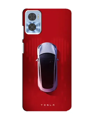Чехол для Motorola MOTO E22 с картинкой «Tesla Top View» Чехол для Motorola MOTO E22 с картинкой «Tesla Top View»