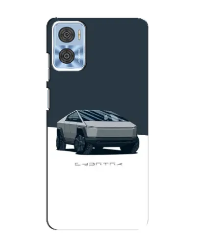 Чехол для Motorola MOTO E22 с картинкой «Серебристый Cybertruck Tesla» Чехол для Motorola MOTO E22 с картинкой «Серебристый Cybertruck Tesla»