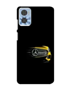 Чехол для Motorola MOTO E22 с картинкой «Mercedes — ретро стиль»