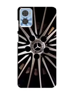 Чехол для Motorola MOTO E22 с картинкой «Диск Mercedes»