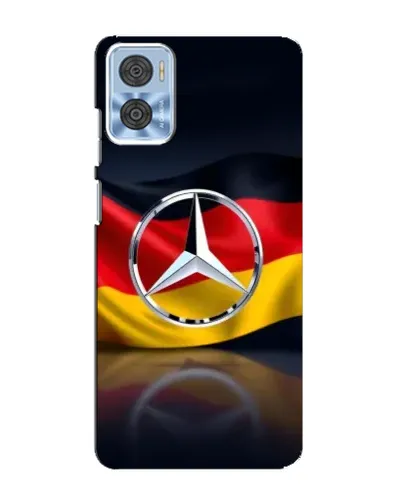 Чехол для Motorola MOTO E22 с картинкой «Mercedes — флаг Германии» Чехол для Motorola MOTO E22 с картинкой «Mercedes — флаг Германии»