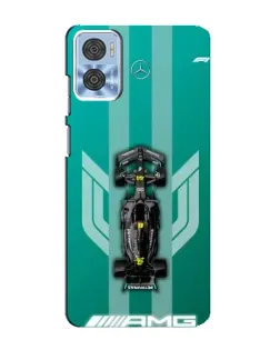 Чехол для Motorola MOTO E22 с картинкой «Mercedes AMG Petronas»