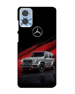 Чехол для Motorola MOTO E22 с картинкой «Mercedes G-Class красный»