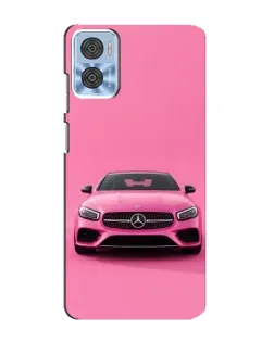 Чохол для Motorola MOTO E22 з картинкою «Рожевий Mercedes AMG» Чохол для Motorola MOTO E22 з картинкою «Рожевий Mercedes AMG»
