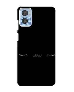 Чохол для Motorola MOTO E22 з картинкою «Audi — світловий підпис»