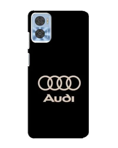 Чехол для Motorola MOTO E22 с картинкой «Audi — золотой логотип» Чехол для Motorola MOTO E22 с картинкой «Audi — золотой логотип»