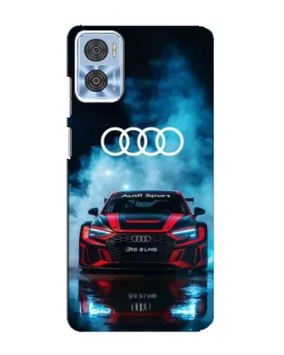 Чехол для Motorola MOTO E22 с картинкой «Audi Sport — неон» Чехол для Motorola MOTO E22 с картинкой «Audi Sport — неон»