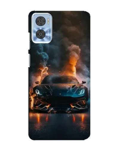 Чехол для Motorola MOTO E22 с картинкой «Lamborghini дымная эстетика» Чехол для Motorola MOTO E22 с картинкой «Lamborghini дымная эстетика»