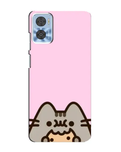 Чехол для Motorola MOTO E22 с картинкой «Pusheen и печенье» Чехол для Motorola MOTO E22 с картинкой «Pusheen и печенье»