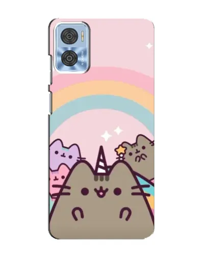 Чехол для Motorola MOTO E22 с картинкой «Единорог Pusheen» Чехол для Motorola MOTO E22 с картинкой «Единорог Pusheen»